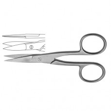 Nail Scissor Straight Stainless Steel, 9 cm - 3 1/2"